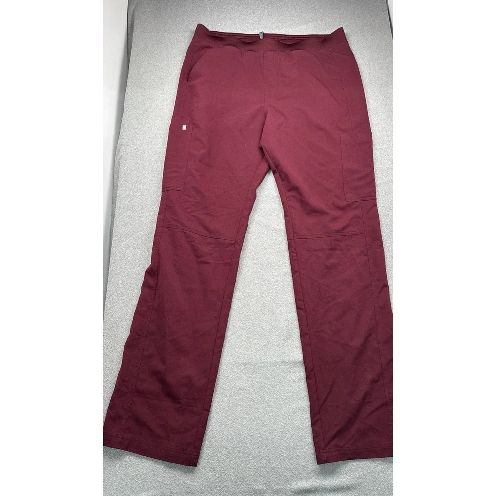 Figs Technical Collection Mens Axim Scrub Pants Size XLarge Dark Red T2001
